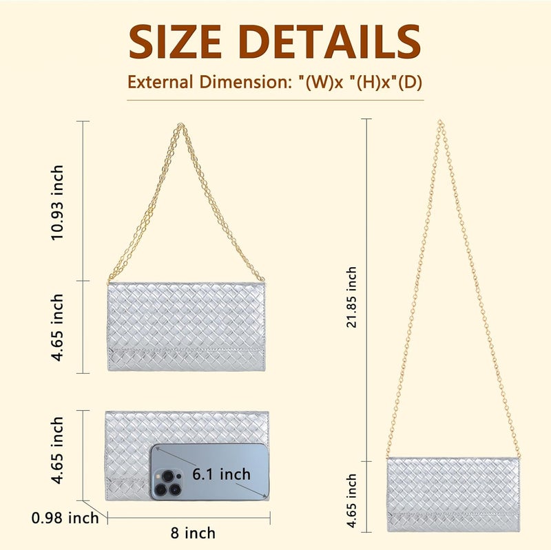 UU Crossbody Bags for Women, Small Bag with Removable Chain, Card Slots & Phone Pocket - Lightweight Purse Wallet (8 Colors) - Image 2